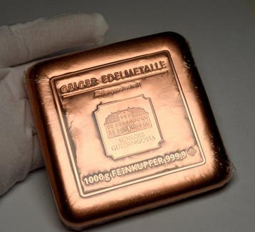 1 kilogram - Koper .999 - Geiger Edelmetalle, Germany