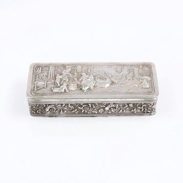 Jacques Vos & Co. - Tabaksdoos - Doos - .833 zilver