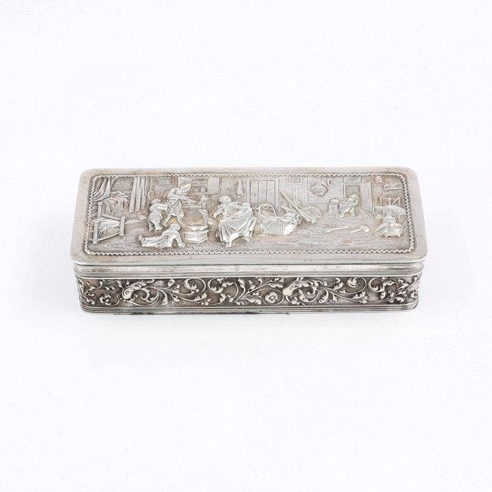 Jacques Vos & Co. - Tabaksdoos - Doos - .833 zilver, Antiquités & Art, Antiquités | Argent & Or