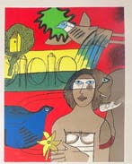 Corneille (1922-2010) - Les Amoureux de LIsle Adam, Antiek en Kunst