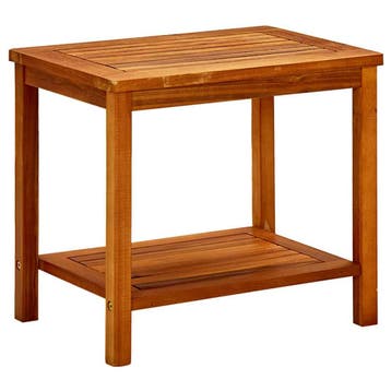 vidaXL Salontafel 50x35x45 cm massief acaciahout, Verzenden, Nieuw