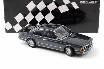 Minichamps 1:18 - Model coupé - BMW 635 CSi - Grey Metallic, Nieuw