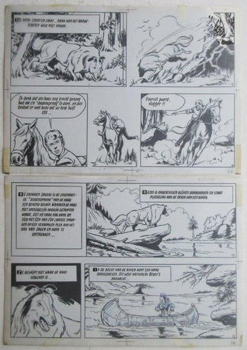 Bessy 85 - Originele pagina (p.3) - De drie vlechten - 1, Nieuw