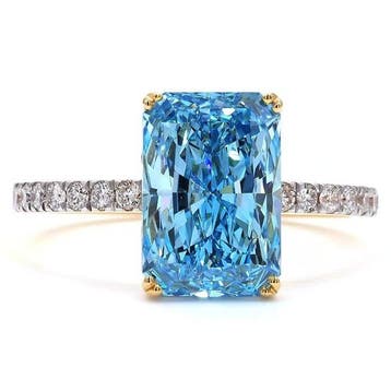 Zonder minimumprijs - Ring - 18 karaat Geel goud - 3.36ct.