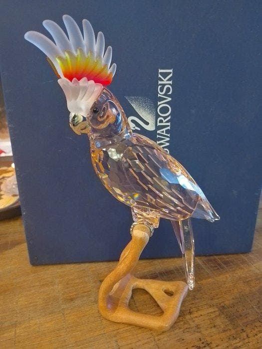 Swarovski - Figurine - Cockatoo - 718565 - Box + Certificate, Antiquités & Art, Curiosités & Brocante