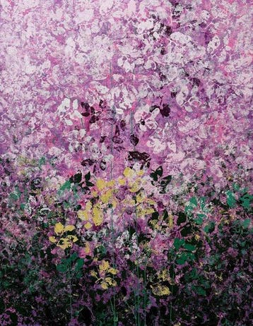 Mara. J XL - Amethyst Blossom Garden, Antiek en Kunst