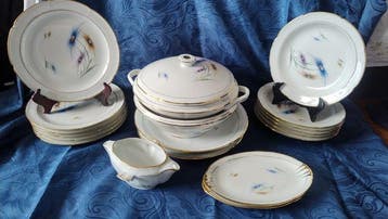 C.G. Limoges - Eetservies (19) - Porselein - tafelservies
