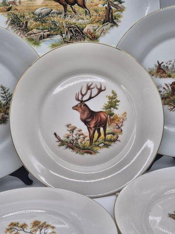 Wunsiedel Bavaria – 6-teiliges Service-Set – Porzellan mit, Antiek en Kunst