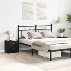 vidaXL Nachtkastjes 2 st 40x30x40 cm spaanplaat zwart, Verzenden, Nieuw