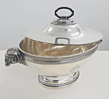 Tiffany & Co. - Plat de service - John C Moore Rams Head -