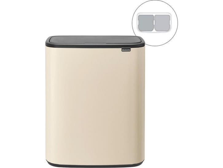Brabantia Bo Touch Bin - Prullenbak - 2 x 30 liter - Soft, Maison & Meubles, Accessoires pour la Maison | Poubelles, Envoi