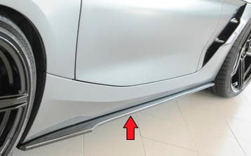 Side skirt aanzetstuk | geschikt voor BMW | Z4 Roadster 2019, Verzenden, Nieuw, BMW