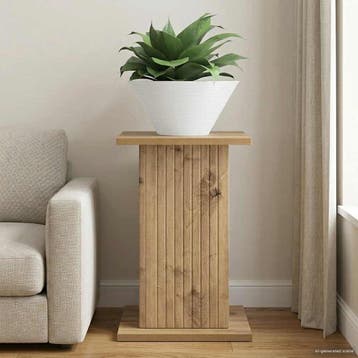 vidaXL Plantenstand Artisanaal eiken 30,5 x 30 x 43 cm, Verzenden