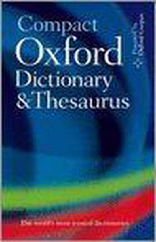 The Compact Oxford Dictionary and Thesaurus 9780198614234, Livres, Langue | Anglais, Envoi