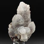 GROTE KWARZ KAKTUS met ZWART FANTOOM, GLANZEND Kristallen op