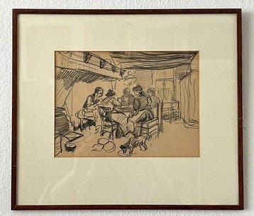 Willem Hendrik van der Nat (1864 - 1929) - Boerenfamilie aan