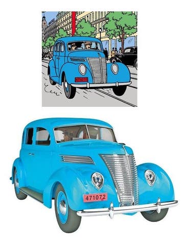 Tintin - 1 - Album : Les Sept boules de Cristal - Le Taxi