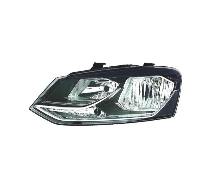 Phare Gauche Pour Volkswagen Vw Polo 14-17 Fond Noir, Auto-onderdelen, Verlichting, Verzenden