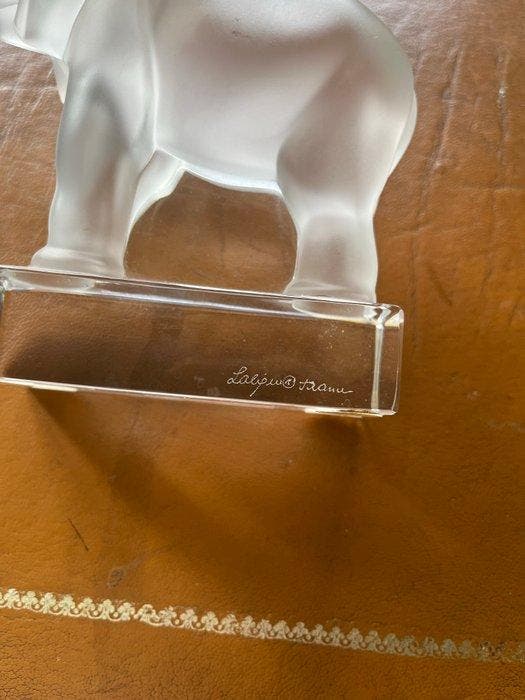 Lalique - sculptuur, Elephant - 16 cm - Kristal, Antiek en Kunst, Antiek | Glaswerk en Kristal