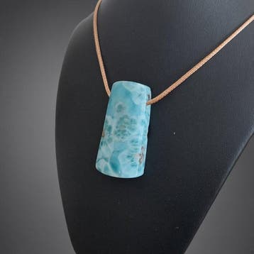 Hanger van Larimar uit de Dominicaanse Republiek. Prachtig