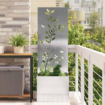 Stalen Tuinplant Paneel 50x140cm | Retour deal | Knaller, Tuin en Terras, Tuinschermen, Staal, Verzenden, Minder dan 100 cm, 100 tot 150 cm