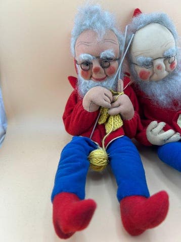 Unbekannt - Poupée Zwerg Waldmännchen Dresdner Biegepuppen -