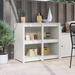 vidaXL Keuken Kast MEPPEL Warmwit 106 x 55 x 92 cm Massief, Huis en Inrichting, Kasten | Overige, Verzenden, Nieuw