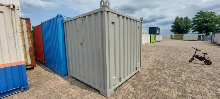 8ft. opslagcontainer stalen vloer HS-1414, Zakelijke goederen, Machines en Bouw | Keten en Containers, Ophalen of Verzenden