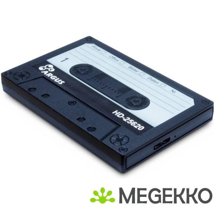 Inter-Tech HD-25620 HDD-behuizing Zwart, Wit 2.5, Computers en Software, Computerbehuizingen, Nieuw, Verzenden