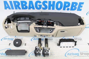AIRBAG SET – DASHBOARD M ZWART/BEIGE BMW X3 G01 (2018-HEDEN), Gebruikt, BMW