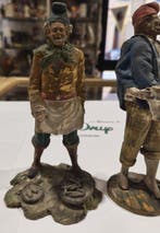 Statuine Presepe 16 cm - Kerststal (2) - Aardewerk - XIX/XX, Antiek en Kunst