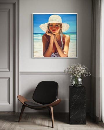Biatturi Irina - Joie d’Eté, peinture originale à l’huile