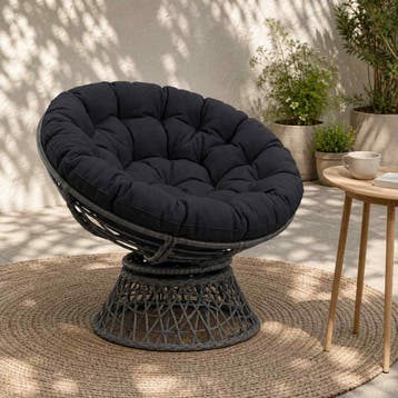 vidaXL Papasan Stoel Kussen VIANEN 100% Polyester, Maison & Meubles, Verzenden