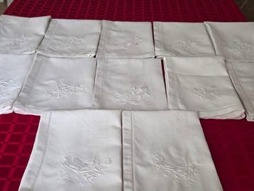 Indochine. - Servet (12) - 52 cm - 54 cm