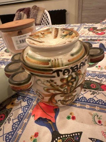 Keraluc Quimper - Pot à tabac - Faïence, Glacis, Céramique, Nieuw