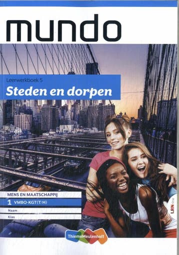 Mundo LRN-line boek 1 vmbo kgt (t/h) thema 5: Steden en, Boeken, Verzenden, Zo goed als nieuw