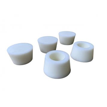 Conische siliconen stoppen 38/46 mm 5 stuks (Poedercoaten), Verzenden, Nieuw