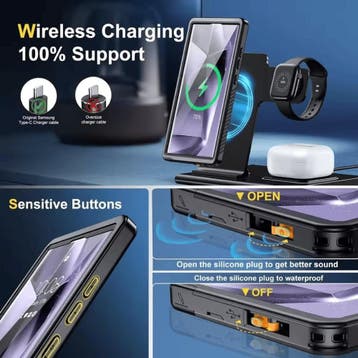 Samsung Galaxy S24 FE Waterdicht Hoesje - Full Body Heavy, Verzenden