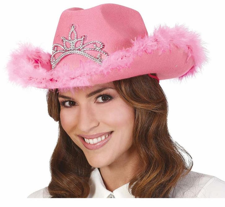 Roze Cowboy Hoed, Hobby en Vrije tijd, Feestartikelen, Nieuw, Verzenden