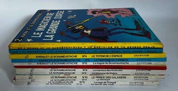 Le Scrameustache T2 à T13 - 13x C + autocollant - 13 Album -