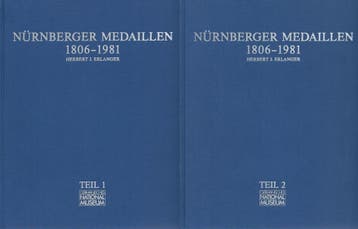 1985 Erlanger, Herbert J Nuernberger medaille 1806-1981 2..., Verzenden, Nieuw