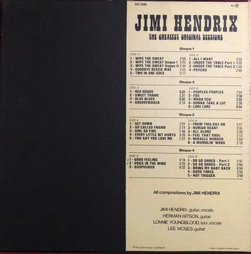 The Jimi Hendrix Experience - The Greatest Original Sessions, Nieuw in verpakking