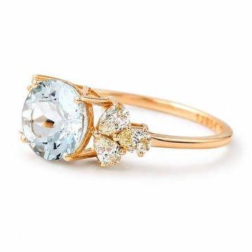 Zonder minimumprijs - Ring - 14 karaat Geel goud - 2.07ct., Handtassen en Accessoires, Ringen, Nieuw