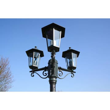 vidaXL Tuinlantaarn met 3 armen 215 cm aluminium, Verzenden, Nieuw