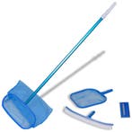 vidaXL Zwembadset - 2 netten, 1 schrobber, 1 borstel +, Verzenden, Nieuw