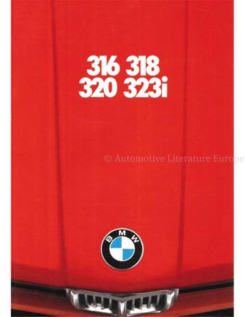 1979 BMW 3 SERIE BROCHURE NEDERLANDS