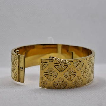 Zonder minimumprijs - Armband Zilver, gouden afwerking.., Nieuw