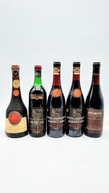 1964, 1966, 1975x2 & 1983 Cantina Sociale Valpolicella, Collections, Vins