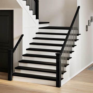 vidaXL Traptreden 2 st 120x25x2 cm massief eikenhout, Verzenden, Nieuw