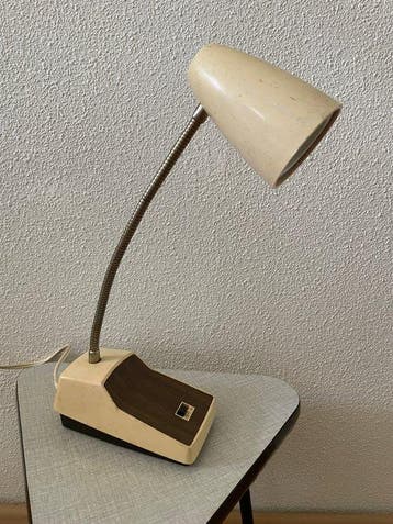 Lampe de bureau - Plastique - lampe de table vintage, Antiquités & Art